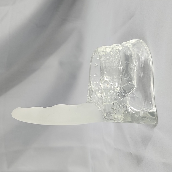 Half Moon Glass Candle Holder - Picture 9 of 11